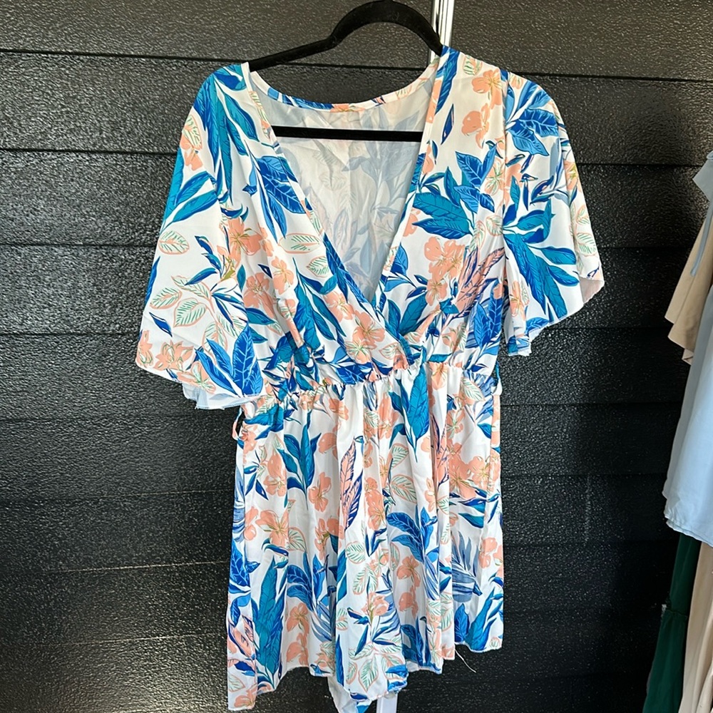 Multi color romper